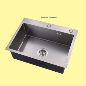 106 SINK SINGLE 680*450 SS REST (BASKET)