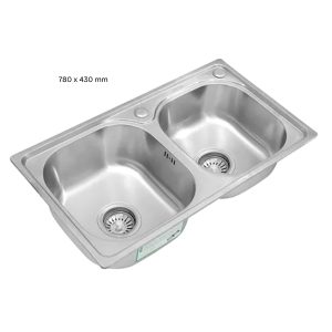 109 SINK DOUBLE 780*430 SS